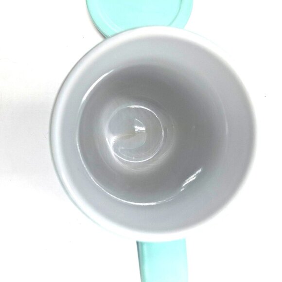 Davids Tea Nordic Mug with Lid Turquoise and Purple Ombre No Infuser Small Mark - Picture 10 of 10